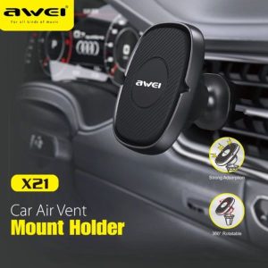 Awei X21 -Μίνι μαγνητική, μεταλλική, βάση κινητού τηλεφώνου για αυτοκίνητο smartphone