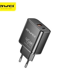 Awei PD79-UK GaN Φορτιστής 45W – Γρήγορη & Έξυπνη Φόρτιση- Fast Charger 45W