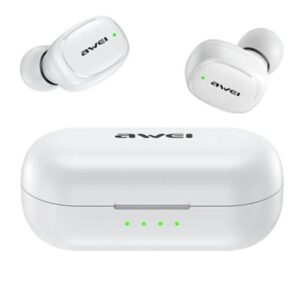 Awei T13 Pro Ασύρματα Bluetooth Ακουστικά με Gaming Mode & 30 Ώρες Αυτονομία Wireless Earbud In-Ear Compatible Bluetooth V5.1 Earphone Bass In-Ear TWS