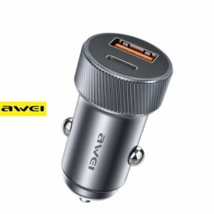 Awei C857 – Φορτιστής Αυτοκινήτου 33W με Dual Port Fast Charging- Fast Car Charger