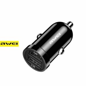 Awei C-826  Μινι Φορτιστής Αναπτήρα Αυτοκινήτου με 2 Θύρες USB