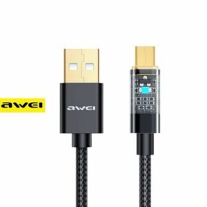 Awei CL-139T Καλώδιο USB σε Type-C 1m με Γρήγορη Φόρτιση 3A