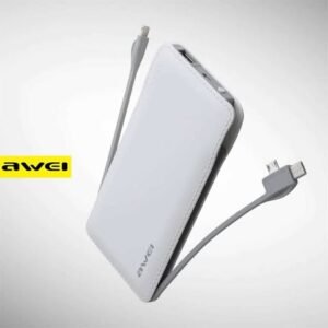 Awei P51K – Power Bank 10.000mAh με Ενσωματωμένο 3-in-1 Καλώδιο