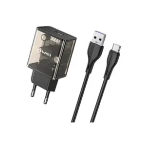 Awei C9T Αντάπτορας Φόρτισης με Καλώδιο Type-C – 2.4A Fast Charge