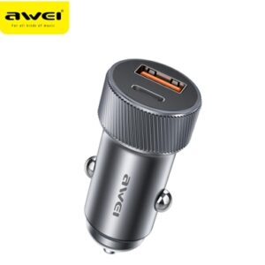 Awei C857 – Φορτιστής Αυτοκινήτου 33W με Dual Port Fast Charging- Fast Car Charger