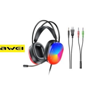 Awei GM11 Gaming Headset με RGB Φωτισμό & Διπλό Μικρόφωνο