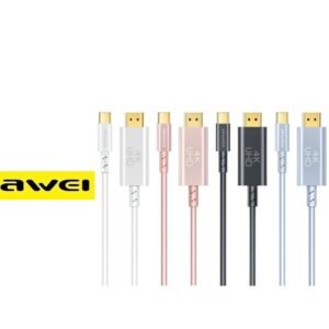 Awei CL-212T Καλώδιο Μετατροπής Type-C σε HDMI 4K – 1.8m